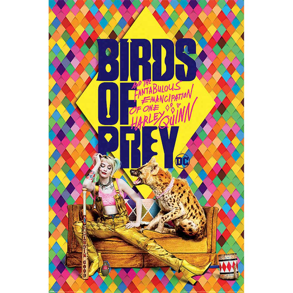 DC COMICS DCコミックス (ジョーカー 生誕 80周年 ) - Birds Of Prey / Harley Quinn / ポスター - PGS